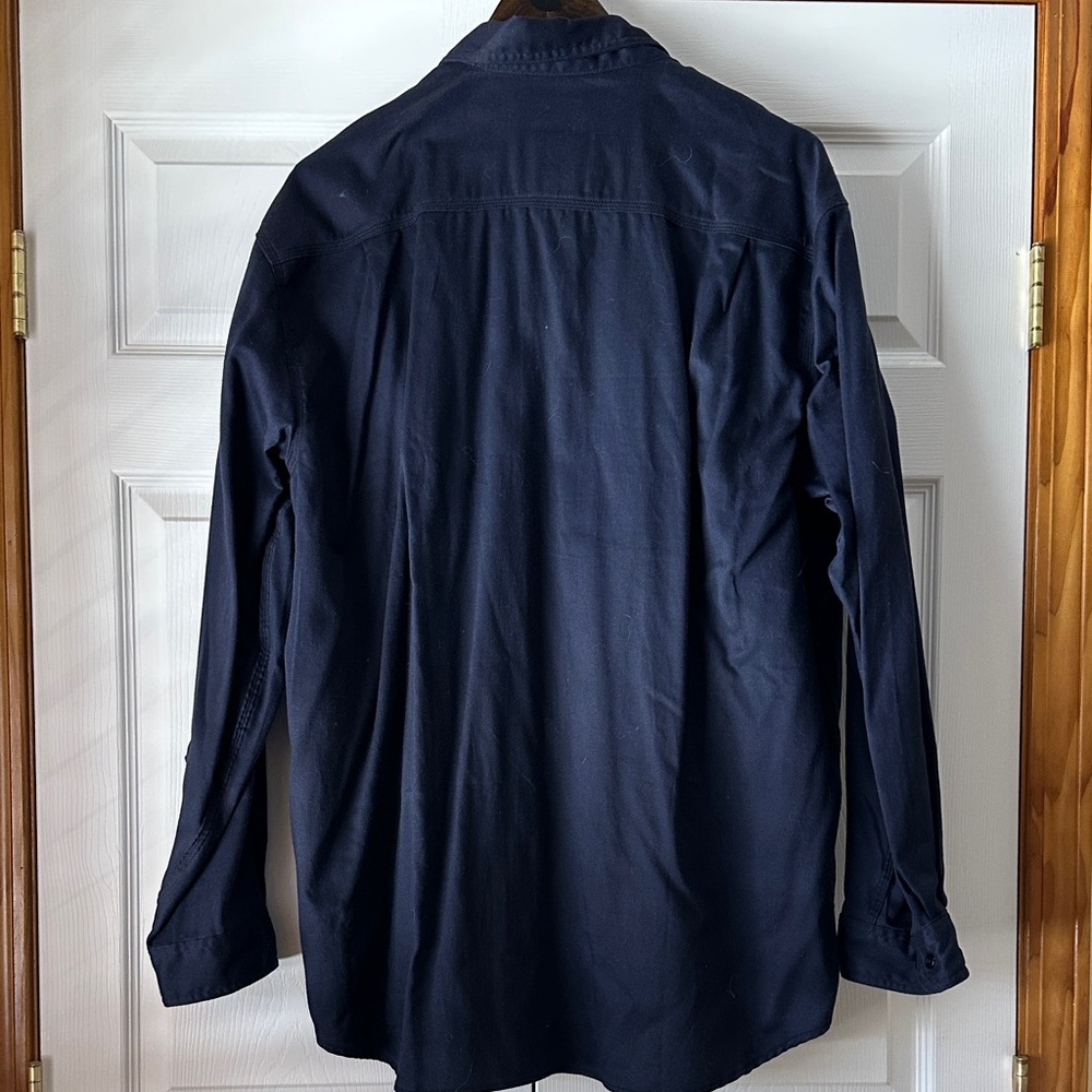 Carhartt Dark Blue Work Shirt - Picture 2 of 4